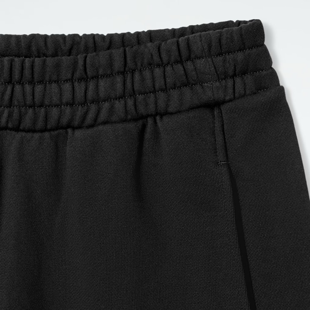 COS Jersey Wide Leg Joggers - Black - S - Picture 6 of 7